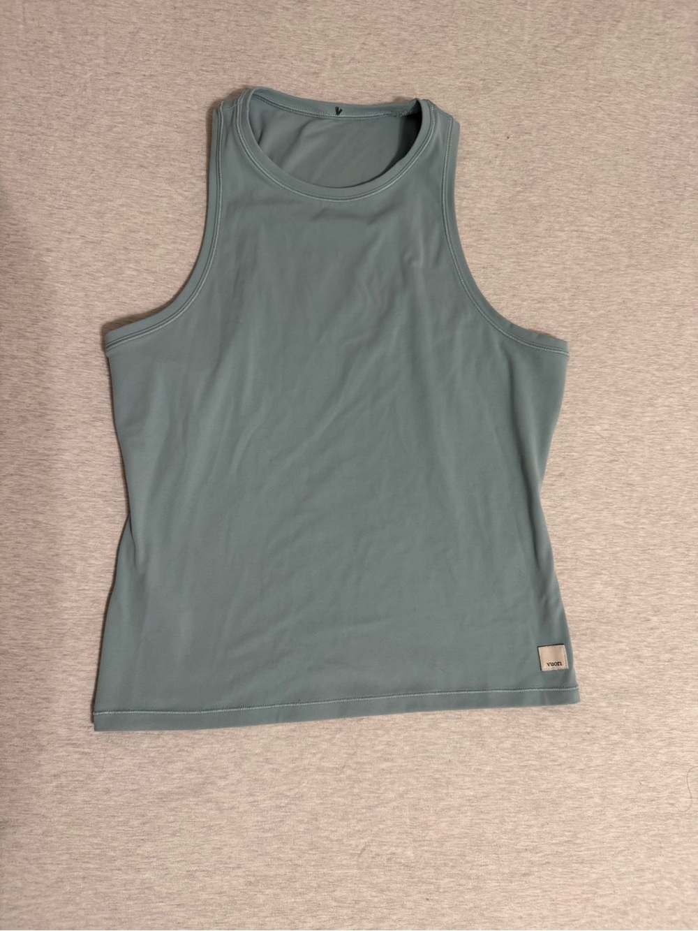 Vuori High Neck Performance Tank - Sea Glass